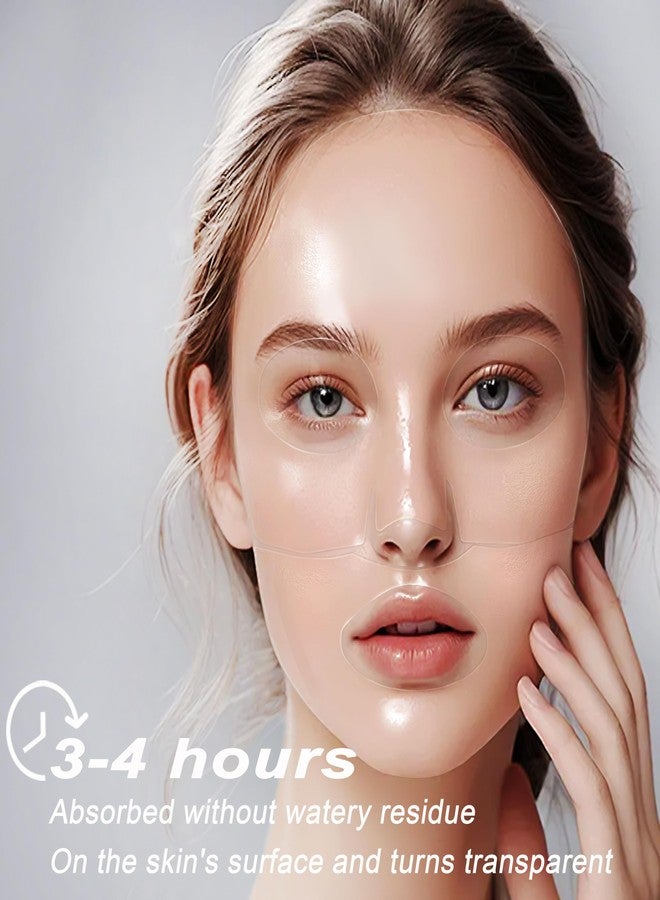 Bukamkom 8pcs Collagen Face Mask, Hydrogel Overnight Face Mask for Hydration & Soothing, Hydrogel Collagen Facial Mask, Face Masks Facial Masks Skincare - Image 3